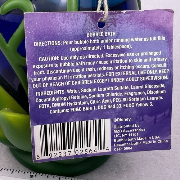 Disney Fairies Tinkerbell Bubble Bath Decanter Water Lily Splash No Wings - Picture 16 of 16